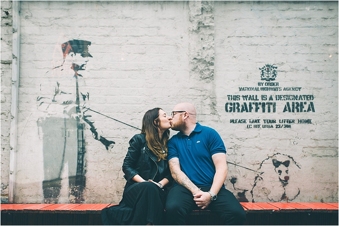 Shoreditch Engagement Shoot / Photos by Remain in Light Photography / as seen on www.mrandmrsunique.co.uk