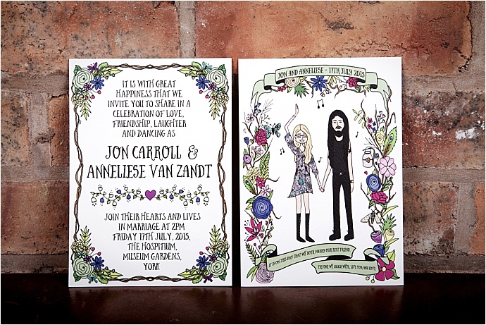 Bespoke, modern stationery and hand illustrated designs by Emmy Designs. as seen on Mr & Mrs Unique www.mrandmrsunique.co.uk