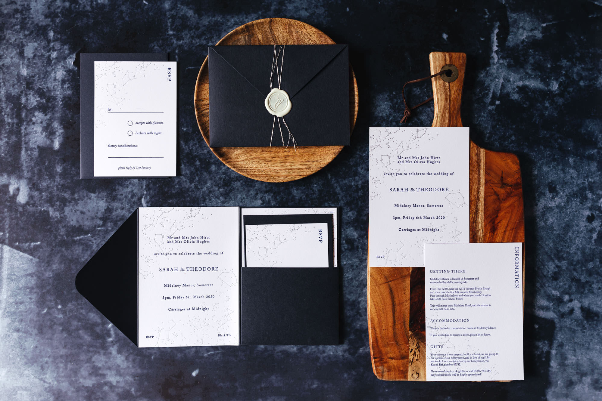 Ink and Paper Bespoke Lettering Design - Wedding Stationery