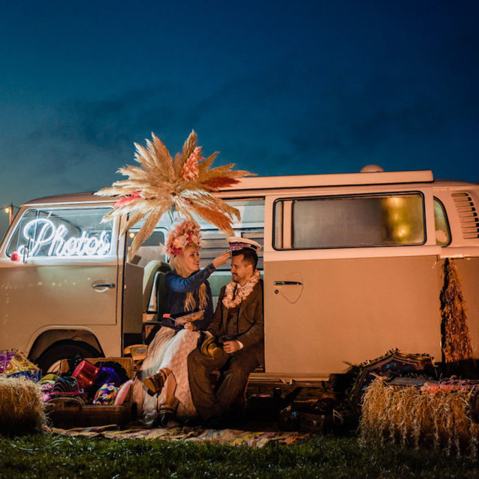 Vintage Camper Booths - Wedding VW campervan for hire