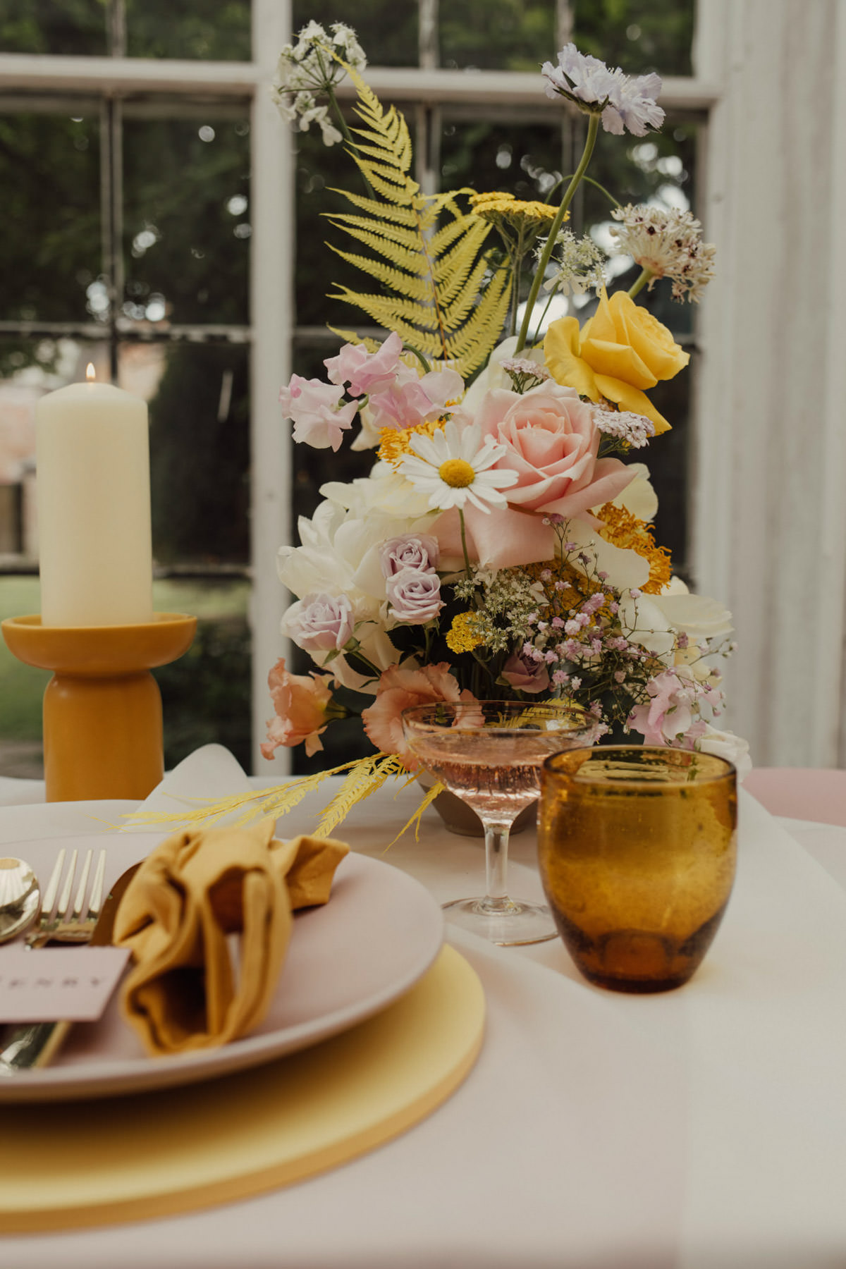 Modern, neutral tones wedding inspiration tables cape