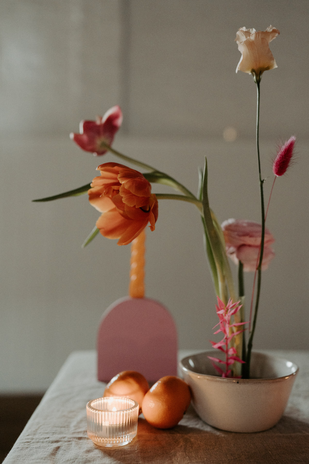 Love in Spring - Hot pink and orange modern wedding inspiration