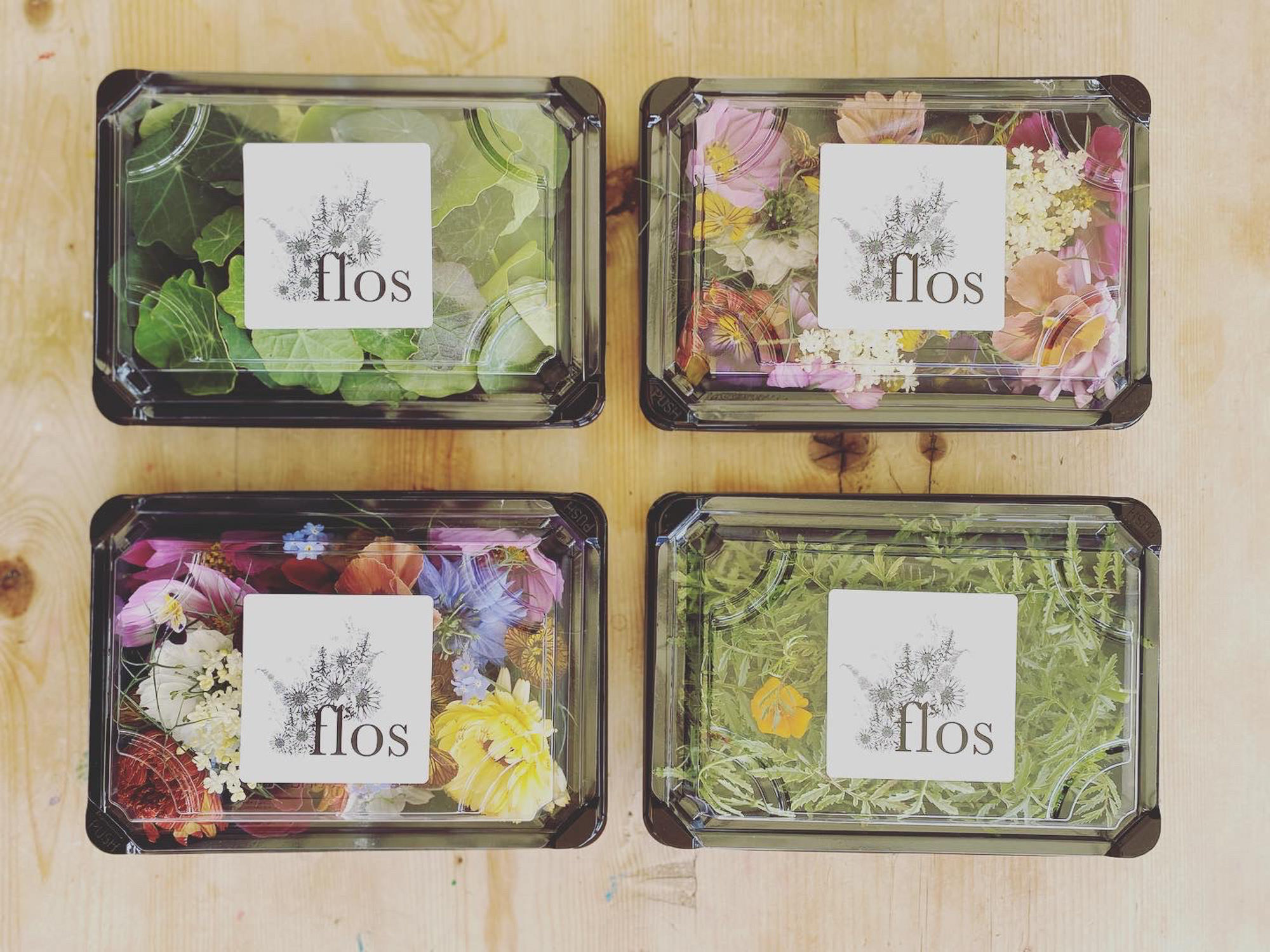 Edible flowers + petals - Flos - Hertfordshire Organic Flower Farm